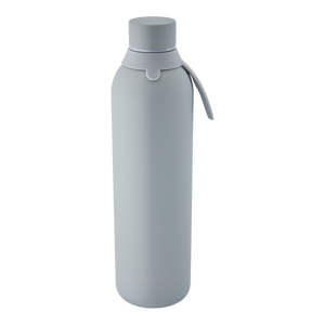 Garrafa térmica com interior cerâmico Áurea – Lisa – 750 ml · Cinzento