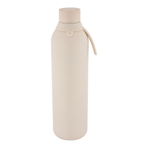 Garrafa térmica com interior cerâmico Áurea – Lisa – 750 ml · Areia