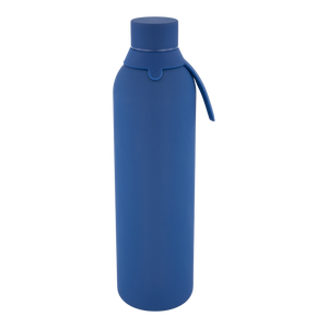 Garrafa térmica com interior cerâmico Áurea – Lisa – 750 ml · Azul escuro