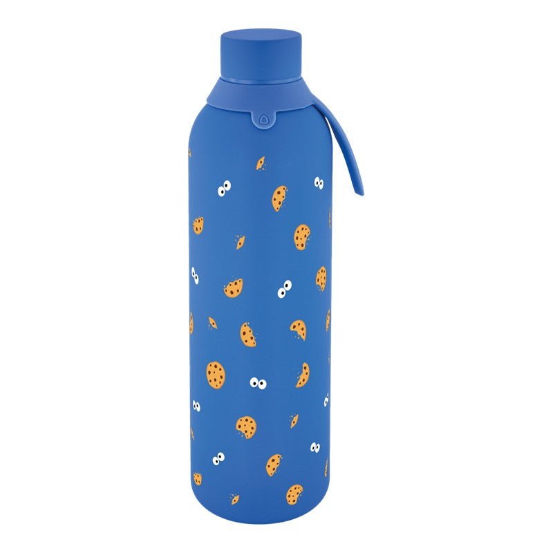 Garrafa térmica com interior cerâmico 750 ml Áurea – Cookie Beast – Azul Mazarine — Ref. BTC7074MZ