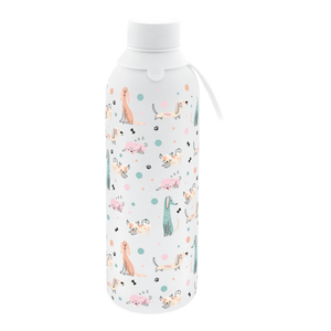Garrafa térmica com interior cerâmico Áurea – Dot & Woof – 750 ml · Branco gelo