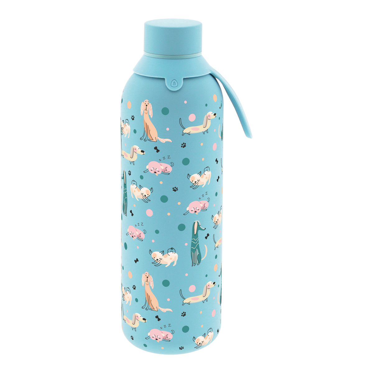 Garrafa térmica com interior cerâmico Áurea – Dot & Woof – 750 ml · Areia