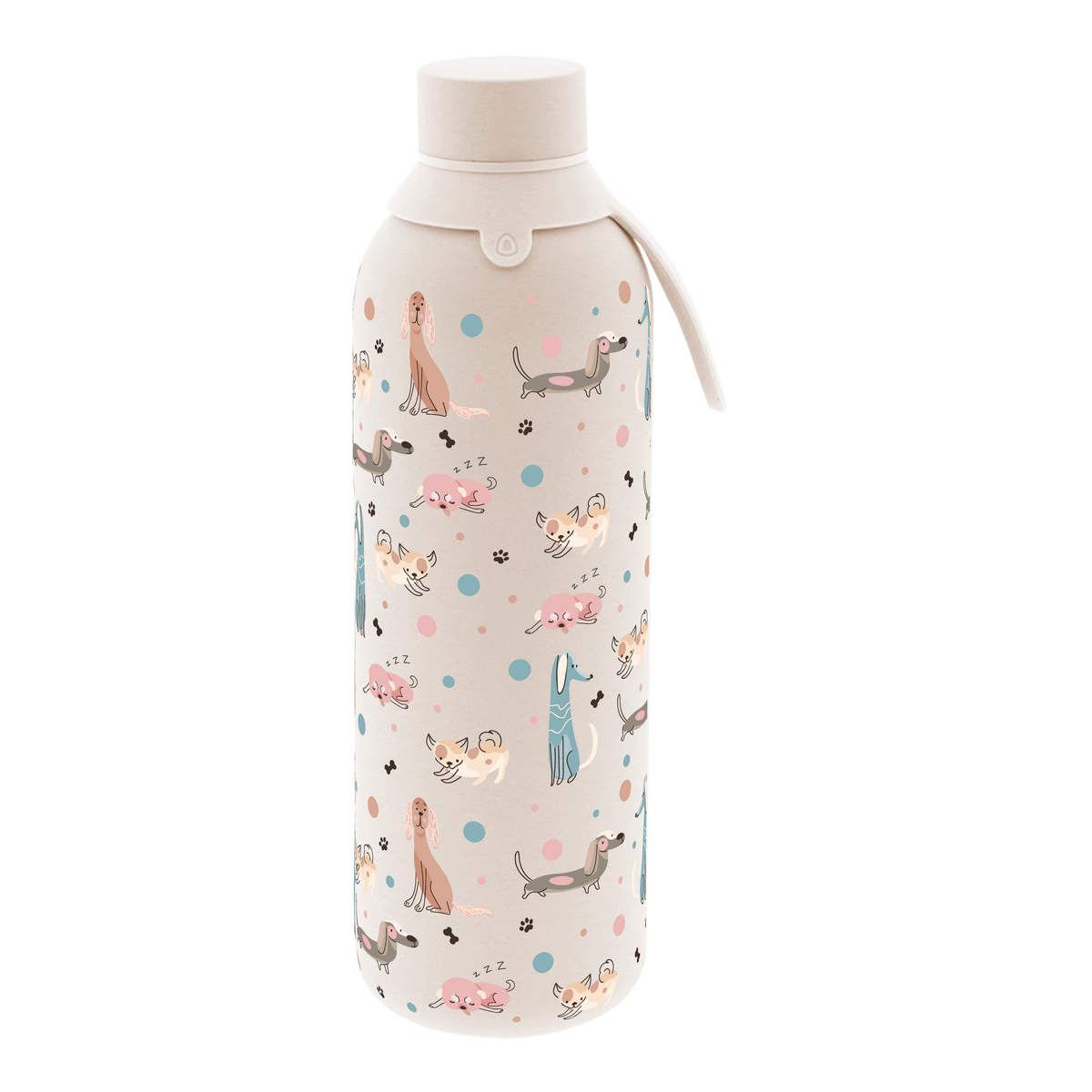 Garrafa térmica com interior cerâmico Áurea – Dot & Woof – 750 ml · Verde esmeralda