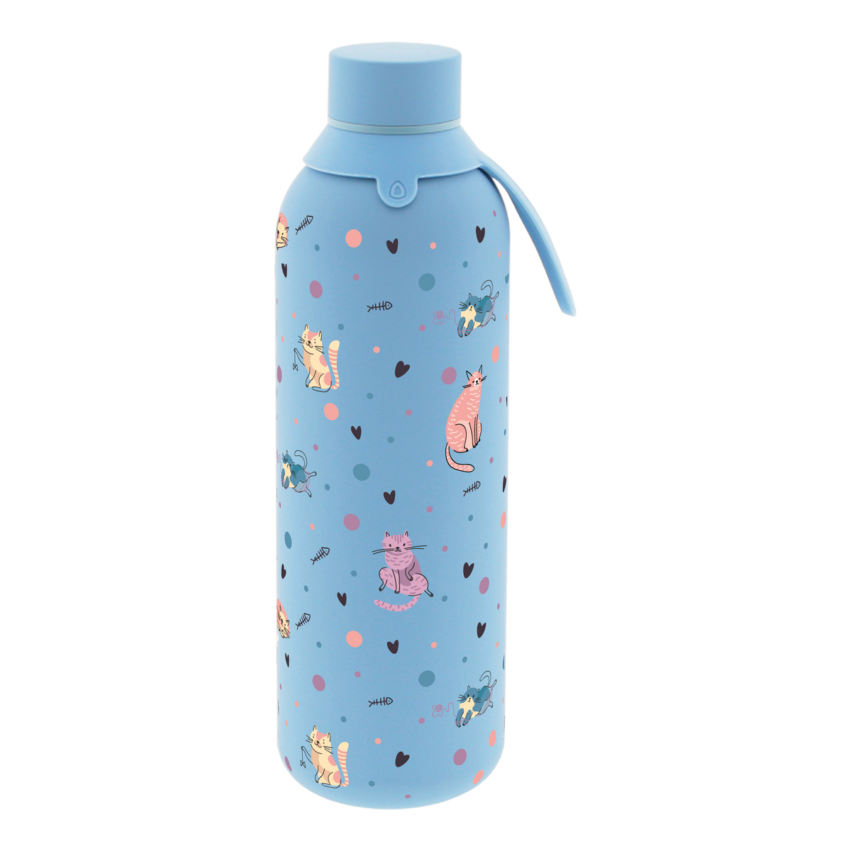 Garrafa térmica com interior cerâmico Áurea – Dot & Meow – 750 ml · Azul petróleo