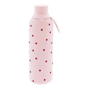 Garrafa térmica com interior cerâmico Áurea – Petite Dots – 750 ml · Rosa