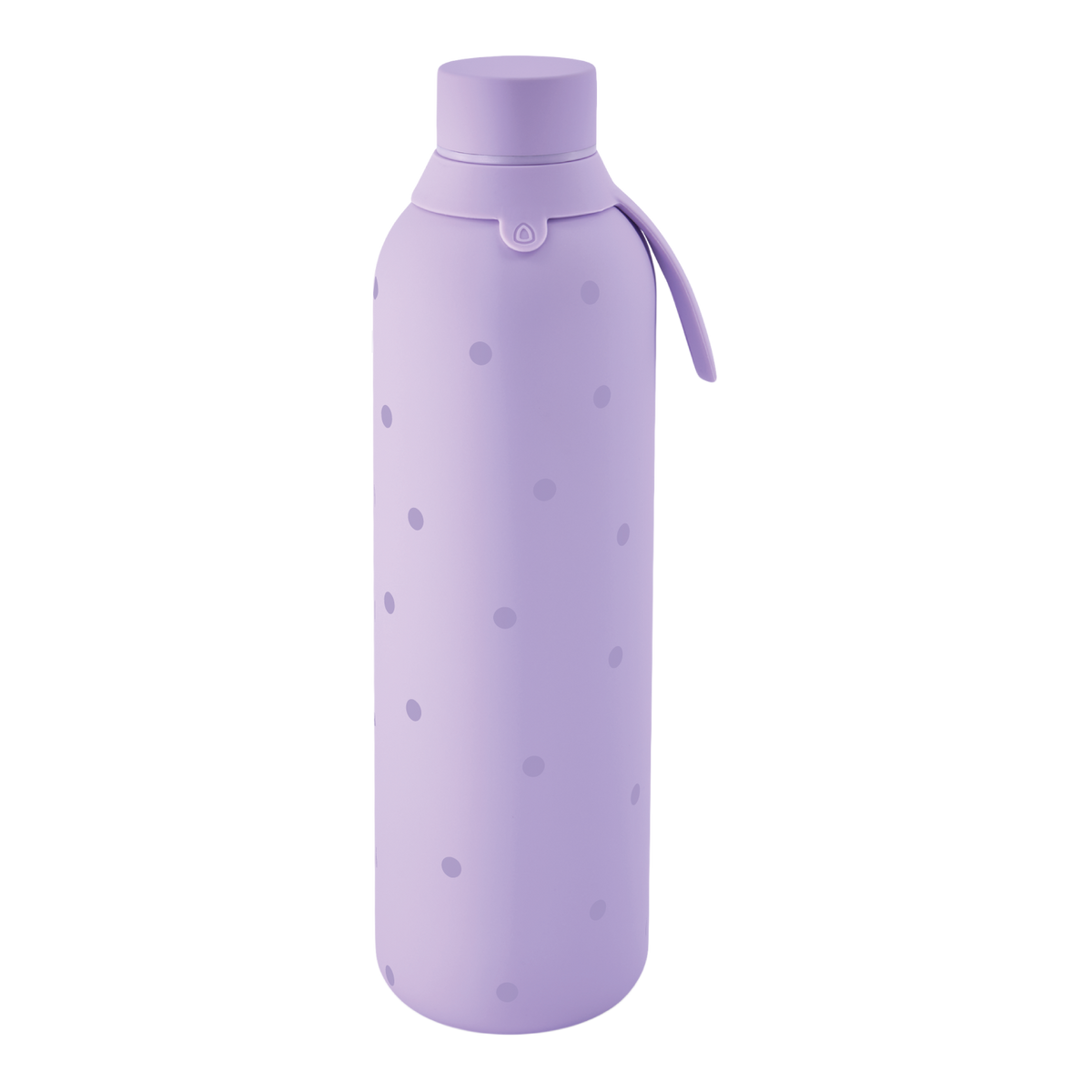 Garrafa térmica com interior cerâmico Áurea – Pastel Dots – 750 ml · Lilás