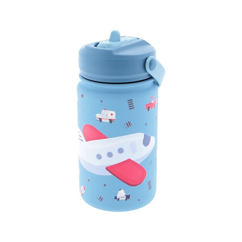 Garrafa térmica 330ML Petrol Blue Plane