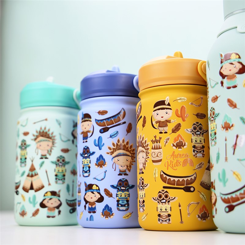 Garrafa térmica 330ML Mint Littile Indians