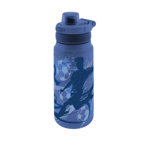 Garrafa térmica Sport 750 ml Áurea – Football Zone – Azul Mazarine