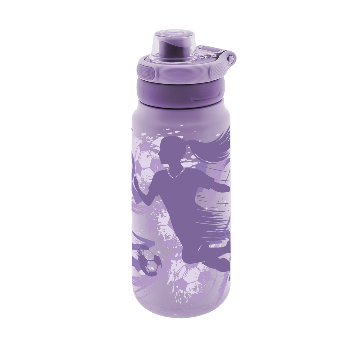 Garrafa térmica Sport 750 ml Áurea – Football Zone – Lilás