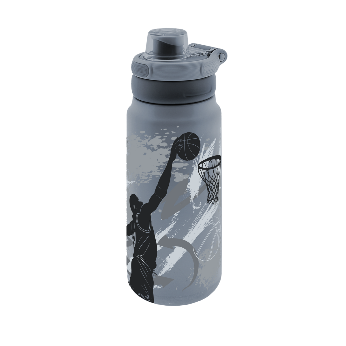 Garrafa térmica Sport 750 ml Áurea – Basket Zone – Cinzento