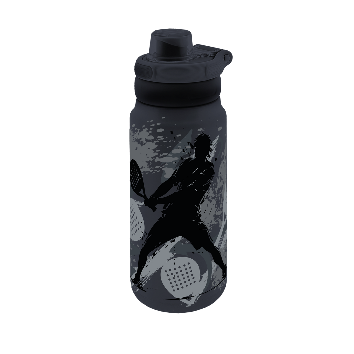 Garrafa térmica Sport 750 ml Áurea – Paddle Zone – Preto