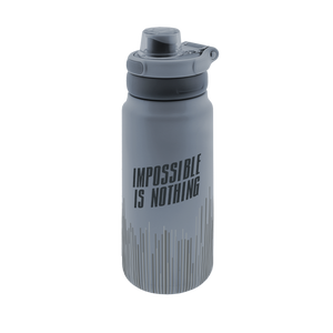 Garrafa térmica Sport 750 ml Áurea – Impossible is Nothing – Cinzento