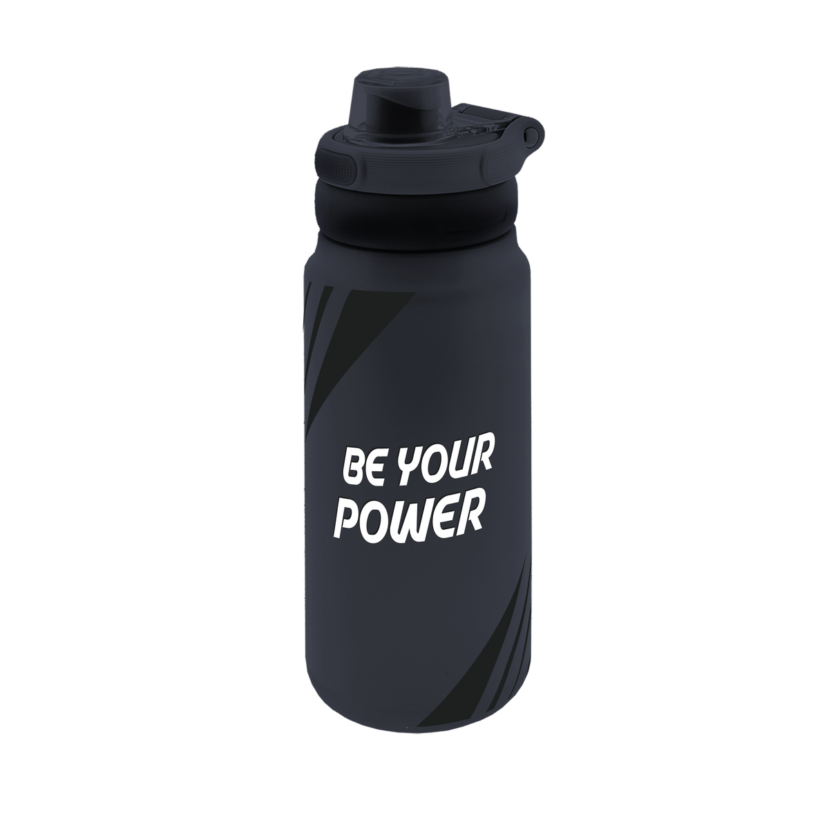 Garrafa térmica Sport 750 ml Áurea – Be Your Power – Preto