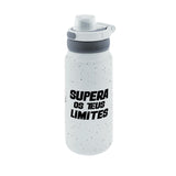 Garrafa térmica Sport 750 ml Áurea – Supera Os Teus Limites – Branco gelo — Ref. BTS0160-PT