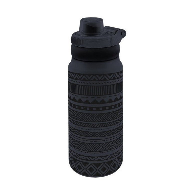 Garrafa térmica interior cerâmica Sport 750ML - Tribal Flow - Black