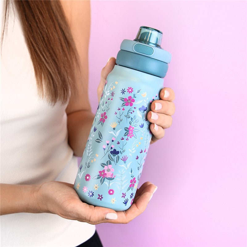 Garrafa térmica sport cerâmica