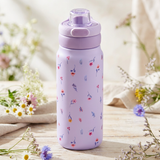 Garrafa térmica Sport 750 ml Áurea – Little Bloom – Lilás