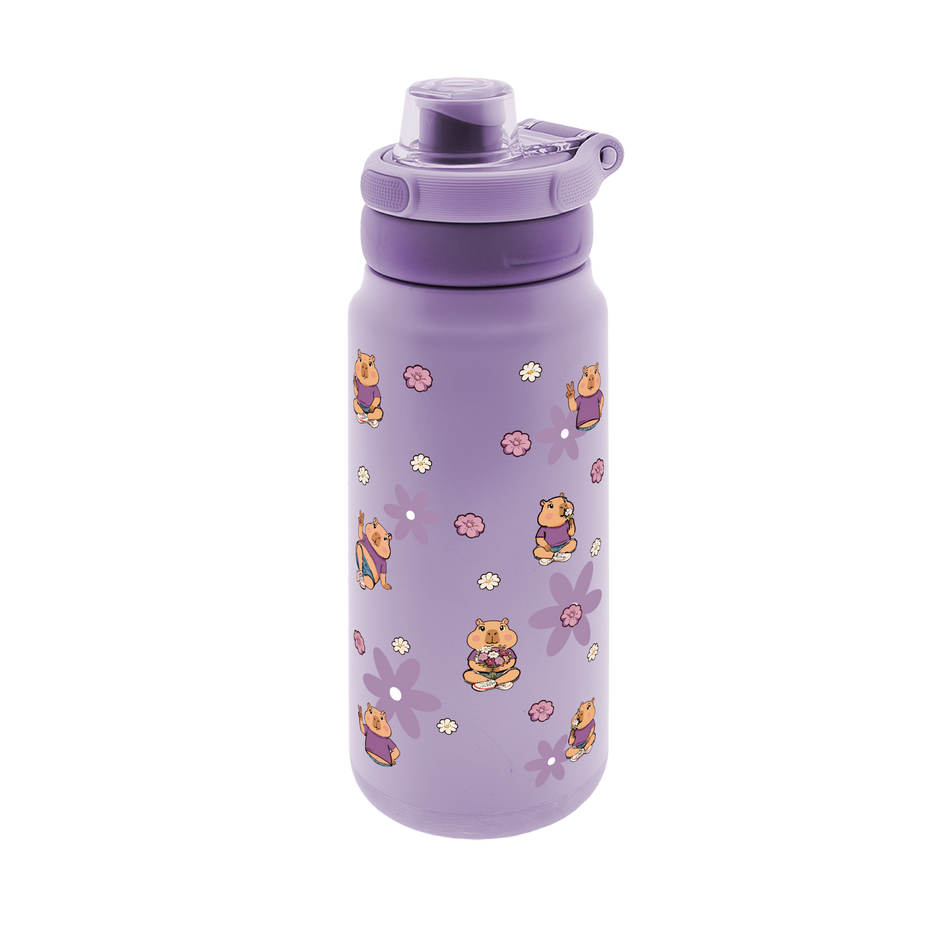Garrafa térmica Sport 750ML Lilac Capivara