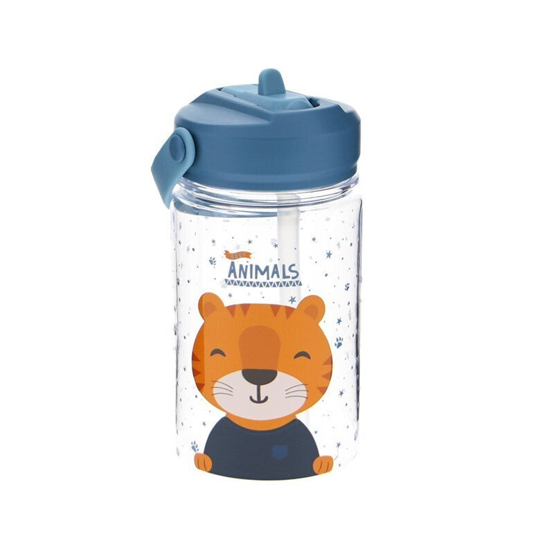 Garrafa de plástico 330ml Aurea kids - Tigre