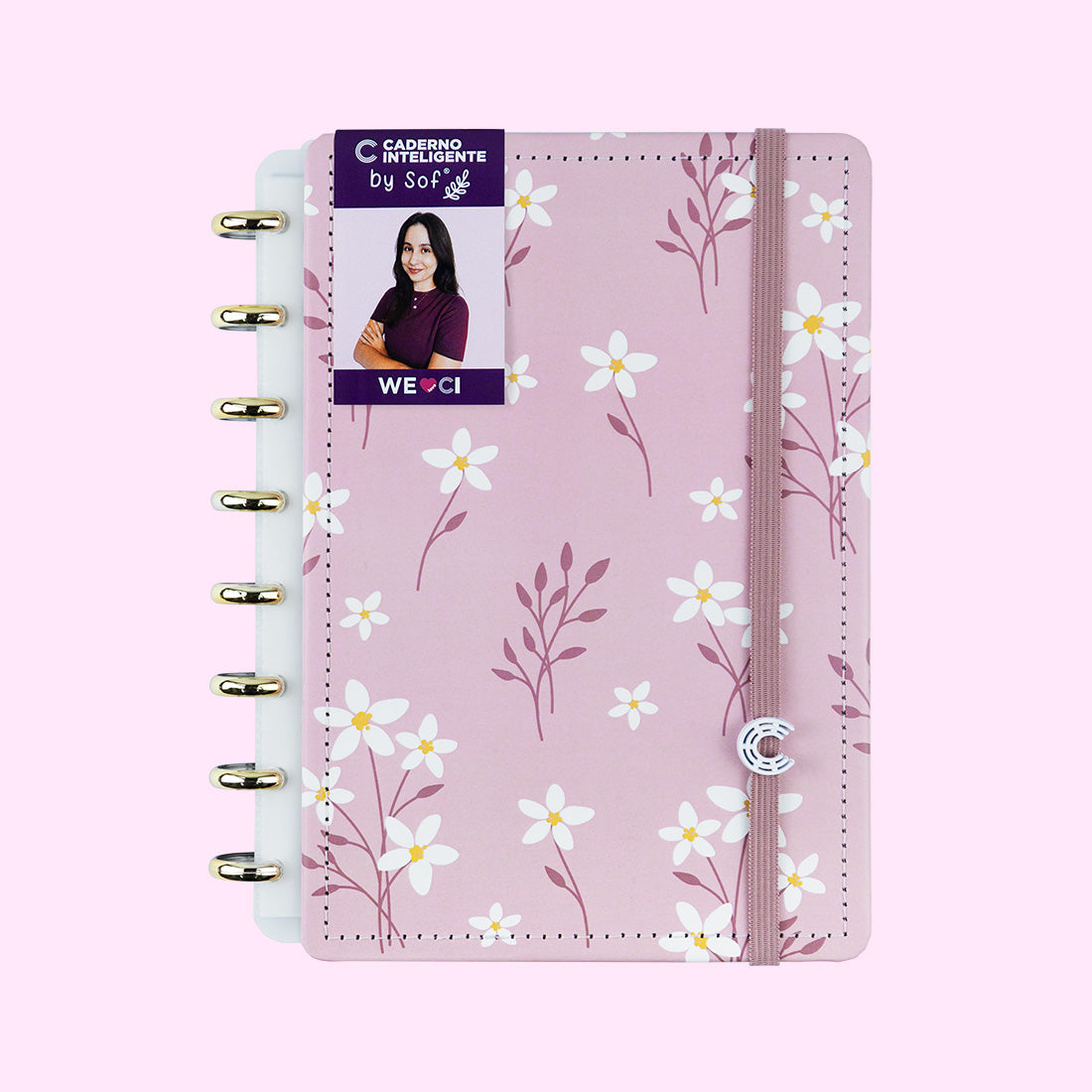 Caderno Inteligente Pink Blossom by Sof Martins A5
