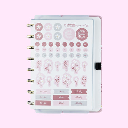 Caderno Inteligente Pink Blossom by Sof Martins A5