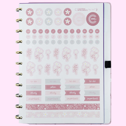 Caderno Inteligente Pink Blossom by Sof Martins Grande