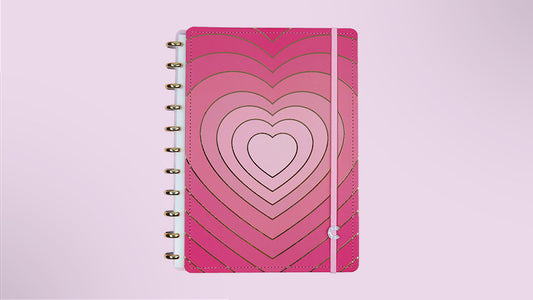 Caderno Inteligente Golden Love Grande