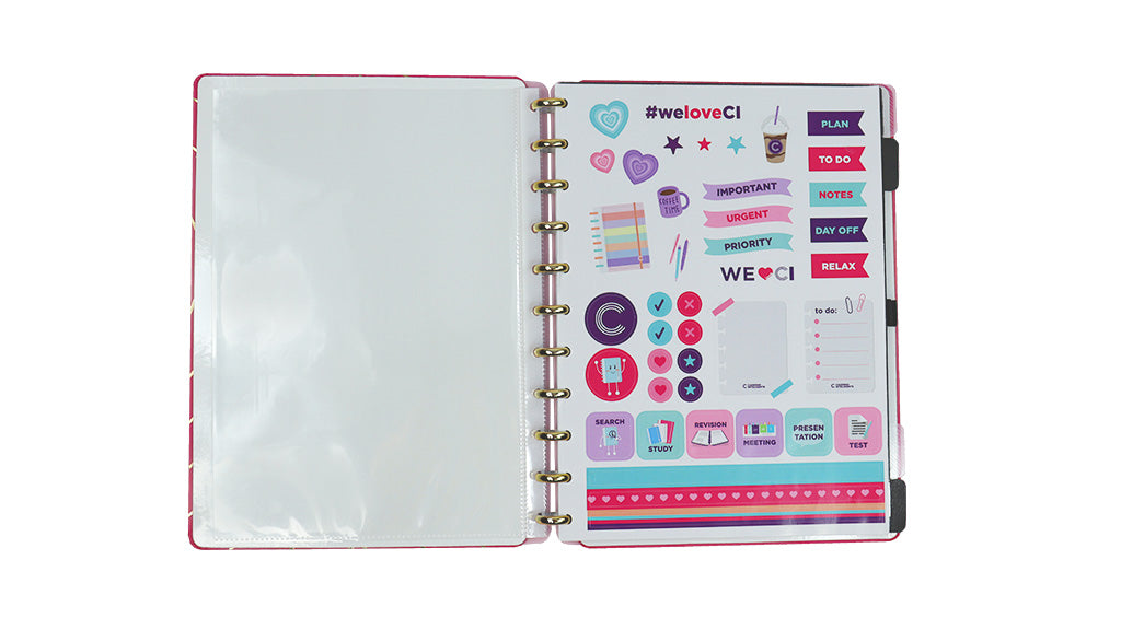 Caderno Inteligente Golden Love Grande