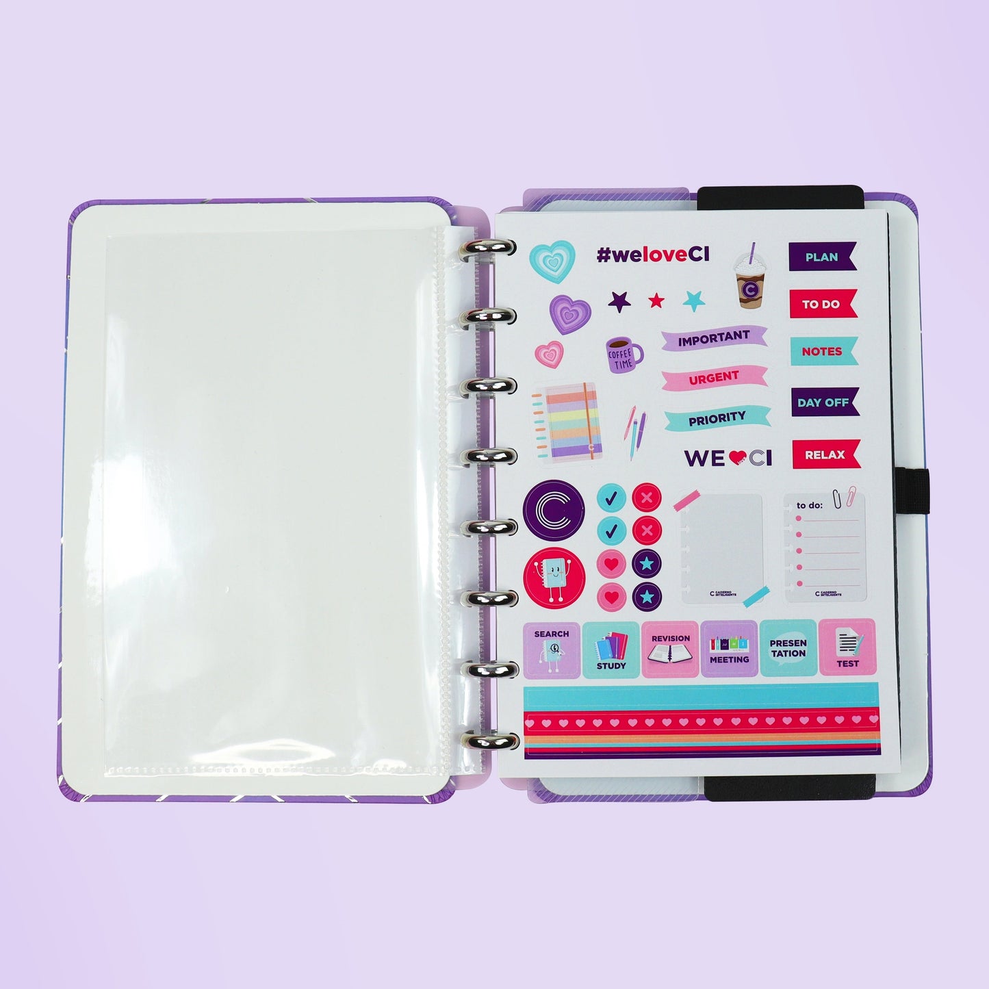 Caderno Inteligente Silver Love A5