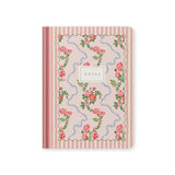 Caderno Cath Kidston B6 Rose Flutter Stripe