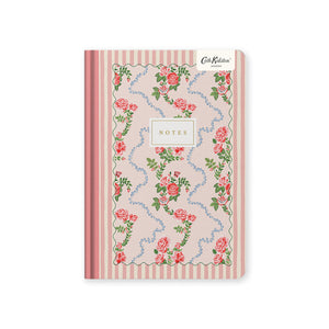 Caderno Cath Kidston A5 Rose Flutter Stripe