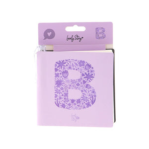 Caderno com letra e caneta Lovely Story — Roxo / B