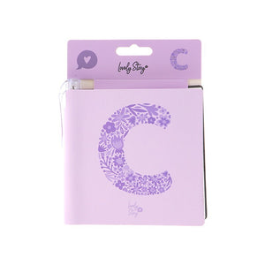 Caderno com letra e caneta Lovely Story — Roxo / C