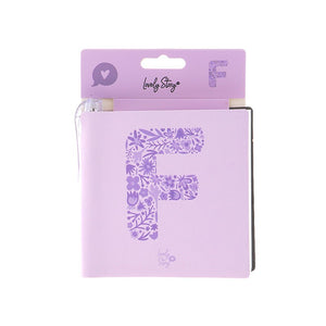 Caderno com letra e caneta Lovely Story — Roxo / F