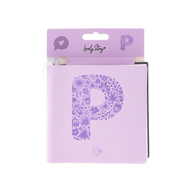 Caderno com letra e caneta Lovely Story — Roxo / P