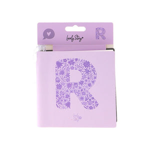 Caderno com letra e caneta Lovely Story — Roxo / R