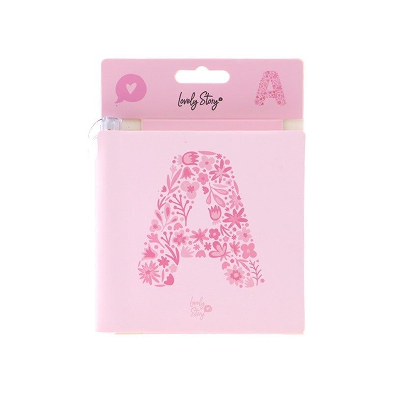 Caderno com letra e caneta Lovely Story — Rosa / A