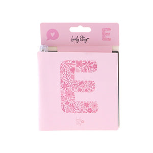 Caderno com letra e caneta Lovely Story — Rosa / E