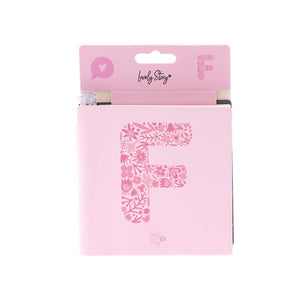 Caderno com letra e caneta Lovely Story — Rosa / F