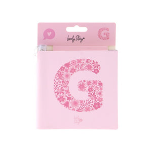 Caderno com letra e caneta Lovely Story — Rosa / G