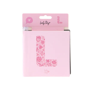 Caderno com letra e caneta Lovely Story — Rosa / L