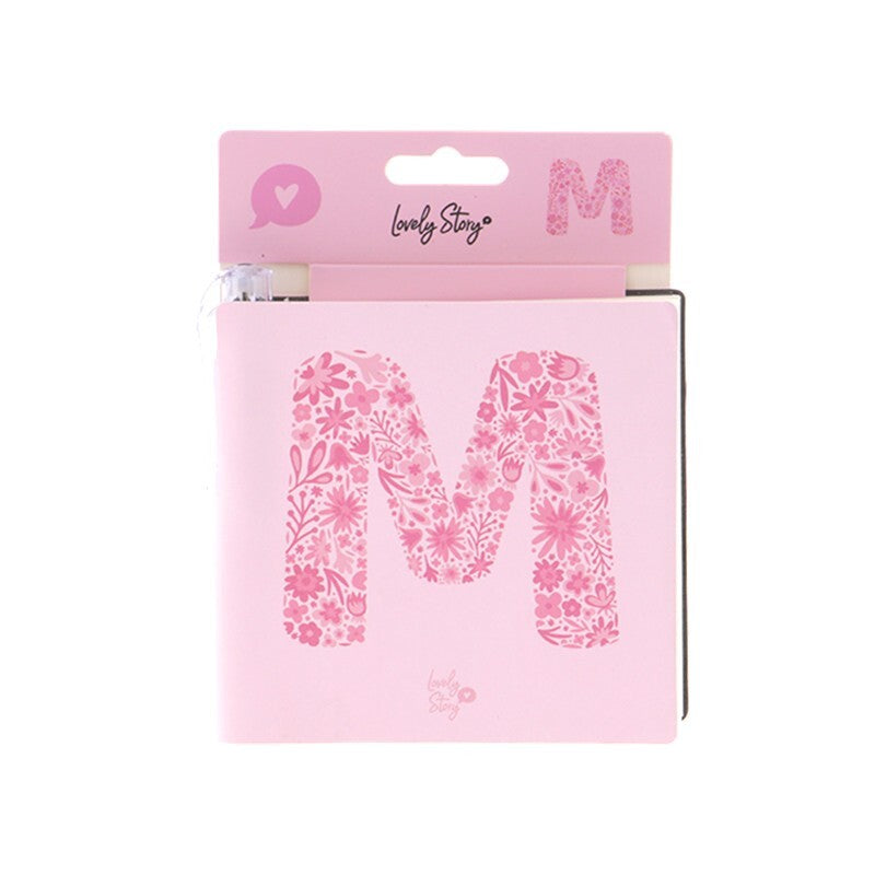 Caderno com letra e caneta Lovely Story — Rosa / M