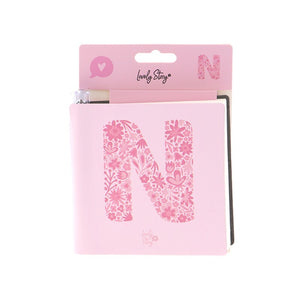 Caderno com letra e caneta Lovely Story — Rosa / N
