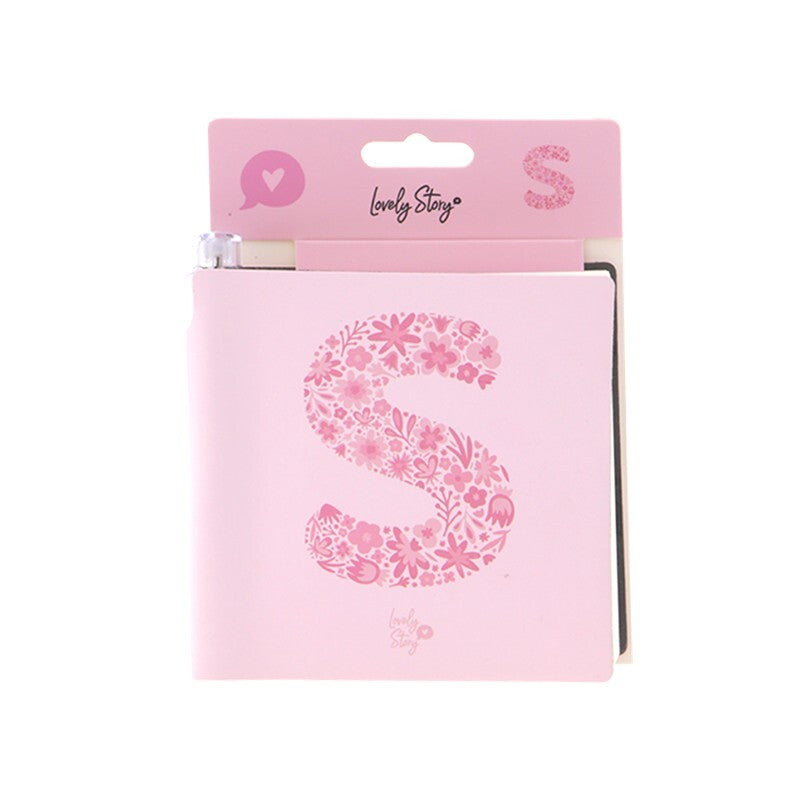 Caderno com letra e caneta Lovely Story — Rosa / S