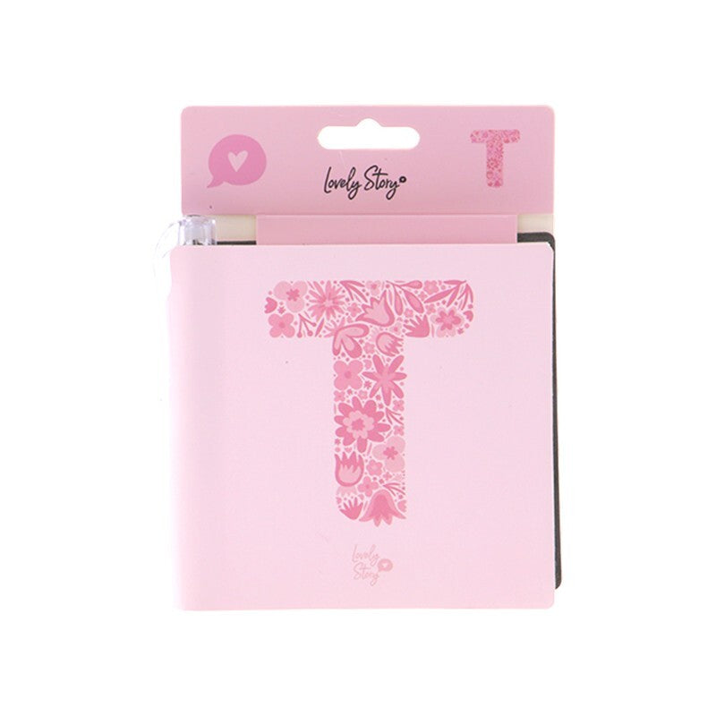 Caderno com letra e caneta Lovely Story — Rosa / T