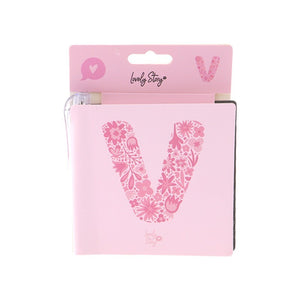 Caderno com letra e caneta Lovely Story — Rosa / V
