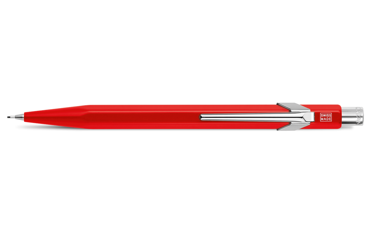 Lapiseira Caran d'Ache 844 Office Metal — Vermelha