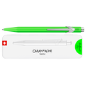 Esferográfica Caran d'Ache 849 Popline com estojo — Verde Fluo