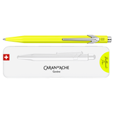 Esferográfica Caran d'Ache 849 Popline com estojo — Amarelo Fluo